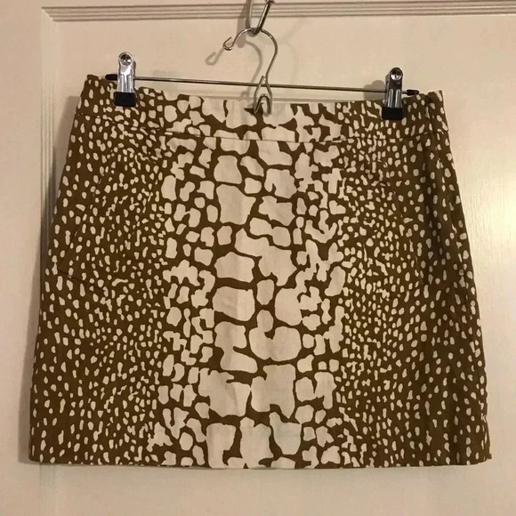 J. Crew leopard mini skirt with pockets - Picture 1 of 4